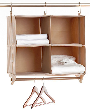  canvas 4-shelf hanging organizer 